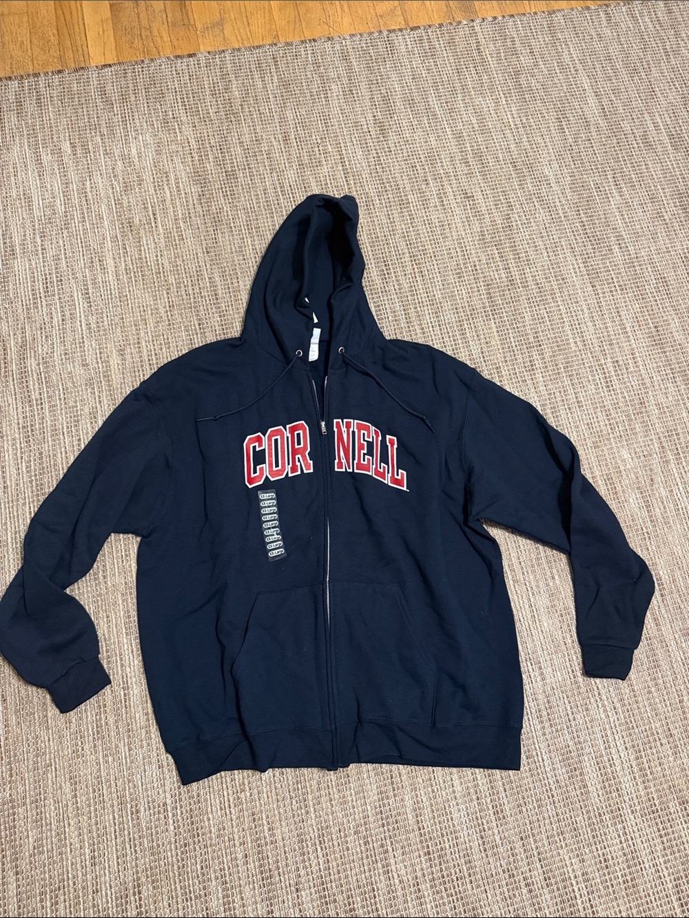 Champion Navy Blue Cornell Full-Zip Hoodie